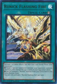 Runick Flashing Fire - MP23-EN242 - Ultra Rare 1st Edition - Español