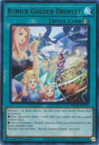 Runick Golden Droplet - MP23-EN247 - Ultra Rare 1st Edition - Español