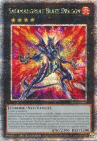 Salamangreat Blaze Dragon - TN23-EN007 - Quarter Century Rare 1st Edition - Español