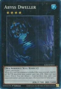 Abyss Dweller - RA02-EN033 - Collector's Rare 1st Edition - Ingles