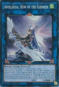 Apollousa Bow of the Goddess (Alt Art) - RA02-EN040 - Collector's Rare 1st Edition - Ingles