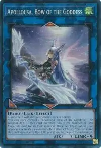 Apollousa Bow of the Goddess (Alt Art) - RA02-EN040 - Collector's Rare 1st Edition - Ingles