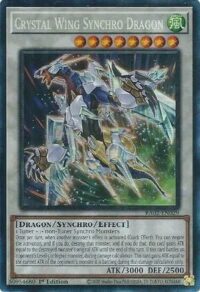 Crystal Wing Synchro Dragon - RA02-EN029 - Collector's Rare 1st Edition - Ingles