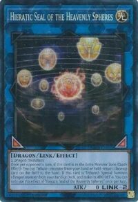 Hieratic Seal of the Heavenly Spheres - RA02-EN039 - Collector's Rare 1st Edition - Ingles