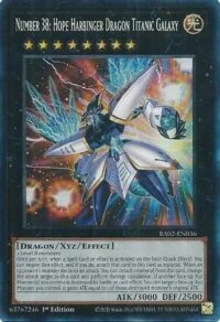 Number 38: Hope Harbinger Dragon Titanic Galaxy RA02-EN036 Collector's Rare 1st Ed - Ingles