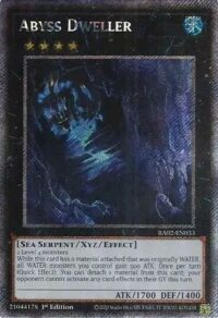 Abyss Dweller - RA02-EN033 - Platinum Secret Rare 1st Edition - Ingles