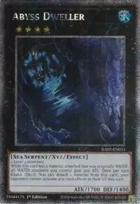 Abyss Dweller - RA02-EN033 - Platinum Secret Rare 1st Edition - Ingles