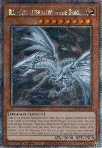 Blue-Eyes Alternative White Dragon - RA02-EN010 - Platinum Secret Rare 1st Edition - Ingles