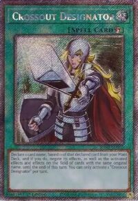 Crossout Designator - RA02-EN063 - Platinum Secret Rare 1st Edition - Ingles