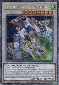 Crystal Wing Synchro Dragon - RA02-EN029 - Platinum Secret Rare 1st Edition - Ingles