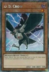 D.D. Crow - RA02-EN002 - Platinum Secret Rare 1st Edition - Ingles