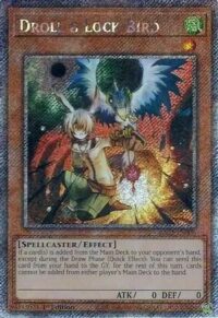 Droll & Lock Bird - RA02-EN006 - Platinum Secret Rare 1st Edition - Ingles