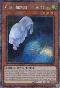 Ghost Mourner & Moonlit Chill (Alt Art) - RA02-EN015 Platinum Secret Rare 1st Edition - Ingles