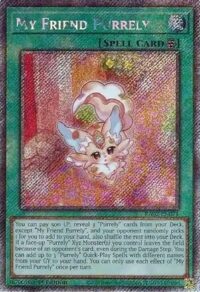 My Friend Purrely - RA02-EN071 - Platinum Secret Rare 1st Edition - Ingles