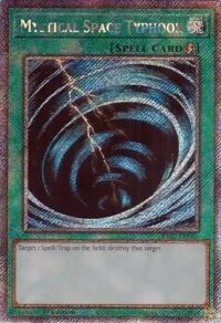 Mystical Space Typhoon - RA02-EN048 - Platinum Secret Rare 1st Edition - Ingles