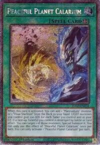 Peaceful Planet Calarium - RA02-EN074 - Platinum Secret Rare 1st Edition - Ingles