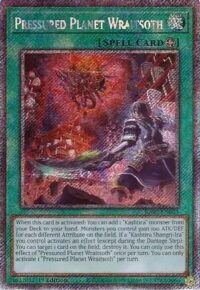 Pressured Planet Wraitsoth - RA02-EN073 - Platinum Secret Rare 1st Edition - Ingles
