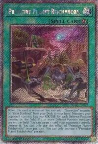Primitive Planet Reichphobia - RA02-EN067 - Platinum Secret Rare 1st Edition - Español