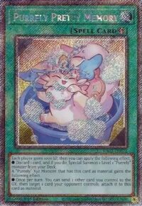 Purrely Pretty Memory - RA02-EN072 - Platinum Secret Rare 1st Edition - Ingles