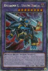 Rindbrumm the Striking Dragon - RA02-EN025 - Platinum Secret Rare 1st Edition - Ingles