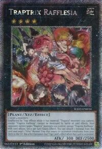 Traptrix Rafflesia - RA02-EN034 - Platinum Secret Rare 1st Edition - Ingles
