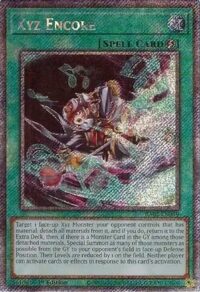 Xyz Encore - RA02-EN059 - Platinum Secret Rare 1st Edition - Ingles