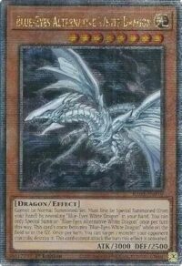 Blue-Eyes Alternative White Dragon - RA02-EN010 - Quarter Century Rare 1st Edition - Ingles