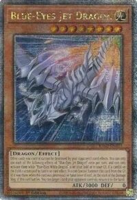 Blue-Eyes Jet Dragon - RA02-EN017 - Quarter Century Rare 1st Edition - Ingles