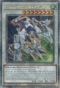 Crystal Wing Synchro Dragon - RA02-EN029 - Quarter Century Rare 1st Edition - Ingles