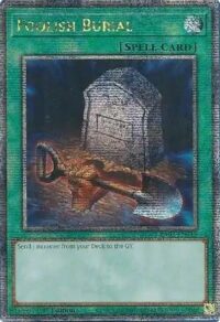 Foolish Burial - RA02-EN049 - Quarter Century Rare 1st Edition - Español