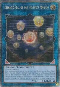 Hieratic Seal of the Heavenly Spheres - RA02-EN039 - Quarter Century Rare 1st Edition - Ingles