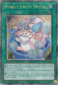 Purrely Pretty Memory - RA02-EN072 - Quarter Century Rare 1st Edition - Ingles