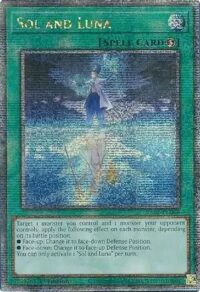 Sol and Luna - RA02-EN068 - Quarter Century Rare 1st Edition - Ingles