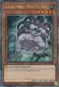 Super-Nimble Mega Hamster - RA02-EN004 - Quarter Century Rare 1st Edition - Ingles