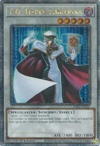 T.G. Hyper Librarian - RA02-EN027 - Quarter Century Rare 1st Edition - Ingles