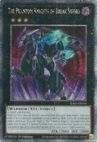 The Phantom Knights of Break Sword - RA02-EN035 - Quarter Century Rare 1st Edition - Ingles