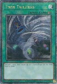Twin Twisters - RA02-EN060 - Quarter Century Rare 1st Edition - Español