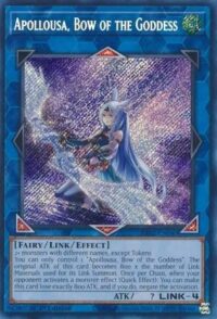 Apollousa Bow of the Goddess (Alternate Art) - RA02-EN040 - Secret Rare 1st Edition - Ingles