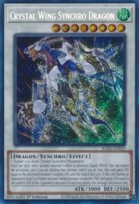 Crystal Wing Synchro Dragon - RA02-EN029 - Secret Rare 1st Edition - Ingles