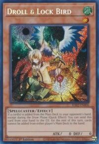 Droll & Lock Bird - RA02-EN006 - Secret Rare 1st Edition - Ingles