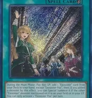 Exosister Pax - RA02-EN066 - Secret Rare 1st Edition - Ingles