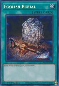Foolish Burial - RA02-EN049 - Secret Rare 1st Edition - Ingles
