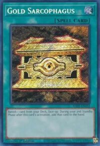 Gold Sarcophagus - RA02-EN052 - Secret Rare 1st Edition - Ingles