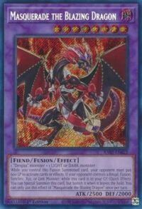 Masquerade the Blazing Dragon - RA02-EN022 - Secret Rare 1st Edition - Ingles