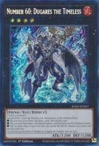 Number 60: Dugares the Timeless - RA02-EN037 - Secret Rare 1st Edition - Ingles