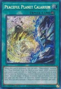 Peaceful Planet Calarium - RA02-EN074 - Secret Rare 1st Edition - Ingles