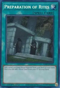 Preparation of Rites - RA02-EN056 - Secret Rare 1st Edition - Ingles