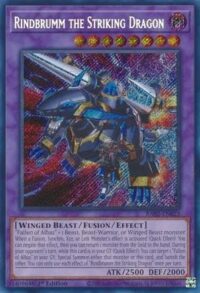 Rindbrumm the Striking Dragon - RA02-EN025 - Secret Rare 1st Edition - Ingles