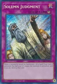 Solemn Judgment - RA02-EN075 - Secret Rare 1st Edition - Ingles