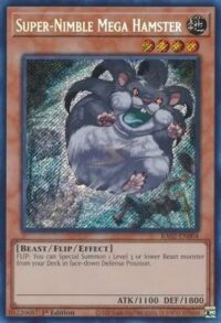 Super-Nimble Mega Hamster - RA02-EN004 - Secret Rare 1st Edition - Ingles